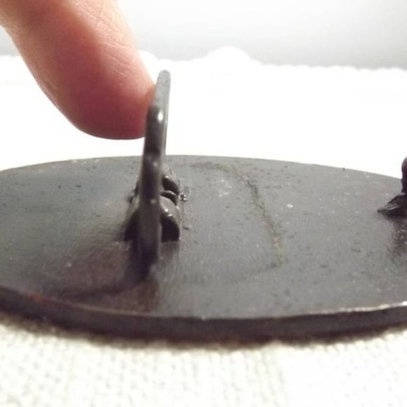 Vintage CORAM Construction Advertising Belt Buckle - Picture 4 of 6